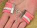 Infinity Anchor Antique Silver Friendship Velvet Leather Cute Bracelet