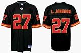 Larry Johnson Kansas City Chiefs #27 Replica Reebok NFL Football Jersey (Alternate)