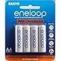 Sanyo Eneloop AA NiMH Pre-Charged Rechargeable Bat&hellip by Sanyo