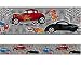 2 rolls RACE CAR peel & stick WALLPAPER wall BORDER