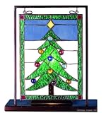9.5W X 10.5H Christmas Tree Lighted Mini Tabletop Window
