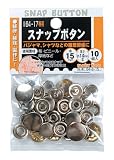 ファミリーツール(FAMILY TOOL) 10組スナップセット 15mm ビニール・ヘッダー 64-8-15
