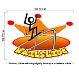 Peel and Stick Skateboard Decal Sticker Removable Wall Art Item #RO