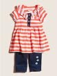 GUESS Striped Knit Set