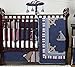 Sweet Jojo Designs Nautical Nights Sailboat Boys Changing Pad Cover