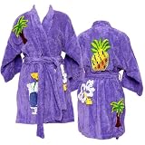 Canyon Group Purple Hawaiian Kimono Robe