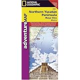 Northern Yucatan/ Maya Sites AdventureMap (Adventure Travel Map)