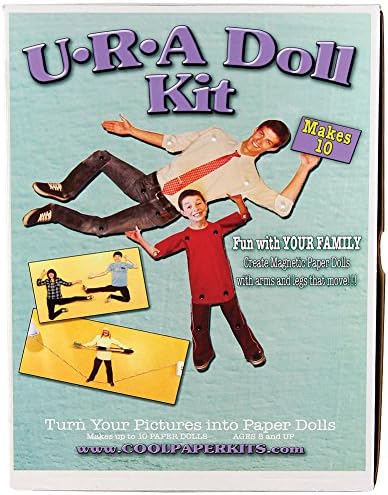 URA Doll Kit Turn Your Family Photos into Fun Moveable Magnetic Paper Dolls