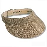 Scala Women’s Paper Braid Sun Visor Hat