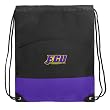 ECU Logo Drawstring Bag Backpack Purple East Carolina University Pirates Draw String Cinch Back Pack - For Boys Girls Students or Adults
