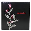 Black Climbing Floral Photo Album
