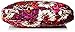 Vera Bradley Women's Cotton Triple Zip Hipster Crossbody Purse, Rosewood, One Size