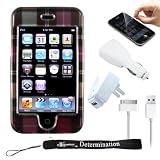 Apple iPod Touch 3G Accessories. Premium Accessory Kit for iPod Touch 3rd Generation + Includes a Premium Pack 3 in 1 Travel Kit of Home and Car USB Charger with USB Data Sync Cable + Anti Glare Screen Protector