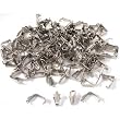 150 Bails Rhodium Connectors Jewelry Necklace Parts