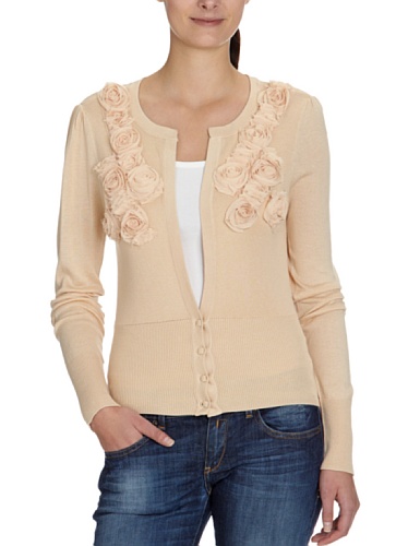 VERO MODA Damen Strickjacke, 10076793 Fiona Cardigan, Gr. 40 (L), Elfenbein (IVORY CREAM) Preisvergleich