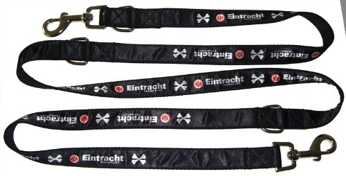 Trade Con Hundeleine Eintracht Frankfurt, Schwarz/Weiss/Rot, 160-170 cm lang