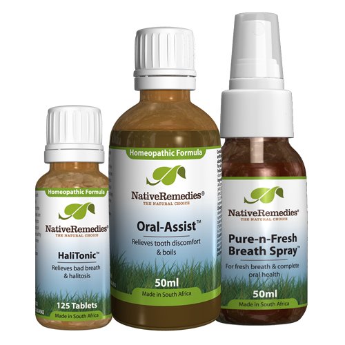 Native Remedies Oral-Assist; HaliTonic and Pure-n-Fresh Breath Spray UltraPack