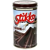 Stikko Wafer Sticks, Chocolate Flavor, 11.64-Ounce Pack (Pack of 12)