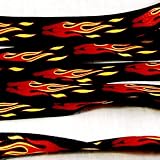 Outdoor Living : FLAMES Hot Rod Laces for Shoes, Boots, Trainers