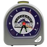 MLB Colorado Rockies Plastic Alarm Clock