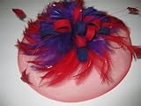 51s%2Bk447EeL. SL160  Red And Purple Belly Bag Purse!!! Red Hat Ladies Society Purse!