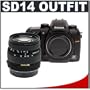 Sigma SD14 14.7MP Digital SLR Camera + Sigma DC 18-50mm f/3.5-5.6 Zoom Lens