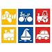 Eduplay Stencil Schablonen Fahrzeuge 6er Set