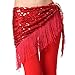 ZLTdream Women's Belly Dance Hip Scarf with Tassel