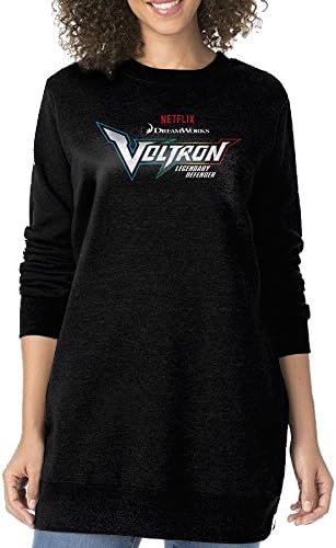Voltron Legendary Defender Logo Women's Long Sweatshirt Hoodie