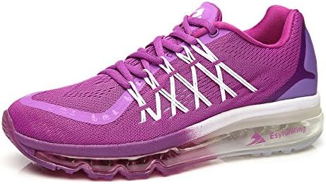 2016 Breathable Women Air Cushion Shoe - Sports Outdoor Max Sole Jogging Sneakers For Women Purple