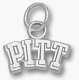 Pittsburgh Panthers 1/4 Pitt Charm - Sterling Silver Jewelry