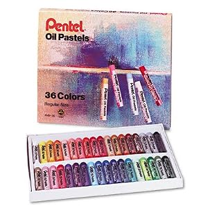 Pentel-Arts-Oil-Pastels-36-Color-Set-PHN-36-