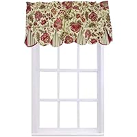 Waverly Imperial Dress Brick Peek-A-Boo Valance
