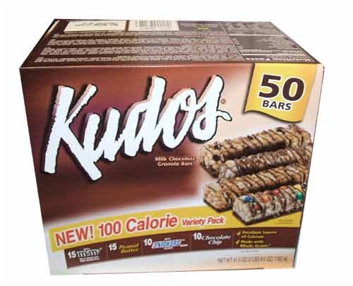 Kudos Milk Chocolate Granola Bars 100 Calorie Variety Pack