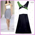 Satin - Cocktailkleid mit Schmuckstein von Ever Pretty