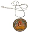 Ganesha Pendant Chain Sterling Silver Neck Jewelry 1.5 inches