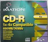 Maxell 623510 CD-R 74 Minute (White, Single with Jewel Case)