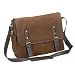 The Irwin Oil-Rubbed Flap Over 15.6-inch Leather Laptop Messenger Bag - Brown