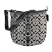 Authentic Coach Chelsea Signature Duffle Handbag 14446 Black/White