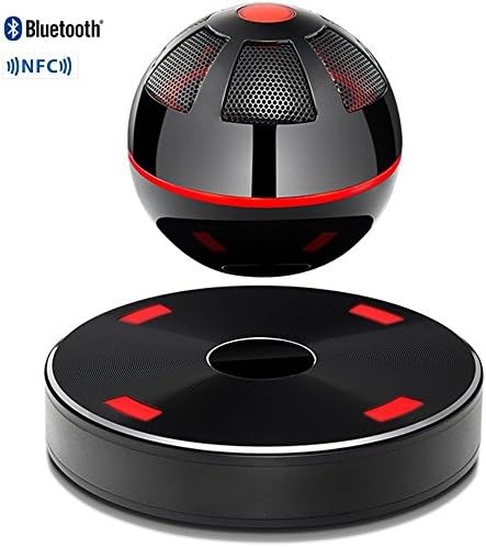 EDIMS Magnetic Levitating Portable LED Wireless Bluetooth 4.1 Floating Speaker