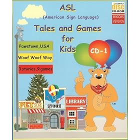 American Sign Language Tales and Games for Kids - Woof Woof Way