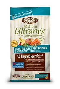 Natural Ultramix Grain Free Duck/Sweet Potatoes and Whole Peas Entrée for Pets, 30-Pound
