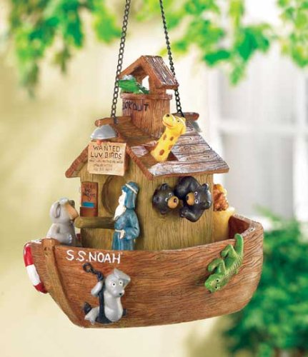Noah's Ark Birdhouse - Polyresin