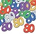 Fanci-fetti 80 Silhouettes (Multi-color) Party Accessory (1 Count) (0.5 Oz/pkg) Pkg/6