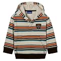 GENUINE KIDS Light Cream IB Flight Path Stripe Hoodie - 18 Months