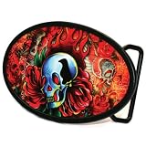 Tattoo Johnny - Candles & Skulls Belt Buckle