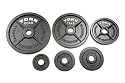 York Hammertone Cast Iron Olympic Plates x1