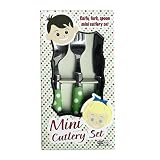 Kitchen & Housewares : Kid's Mini Green Cutlery Set