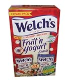 Welch's Fruit N Yogurt Snacks - Strawberry and Blueberry Combo Pack - 42 Pouches