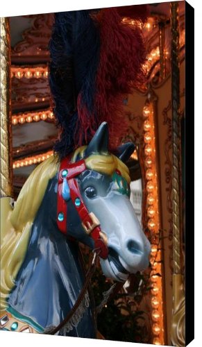 Carousel Horse 4 Canvas Print / Canvas Art - Artist Carol Ann Thomas